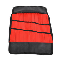 Thumbnail for Go Rhino XVenture Gear Tool Wrench Roll - Small (3.5x3.5in. Closed) 12oz Waxed Canvas - Black