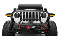 Thumbnail for Bushwacker 18-22 Jeep Wrangler 2/4dr / 20-22 Jeep Gladiator Trail Armor Hood Armor (3pc) - Tex. Blk