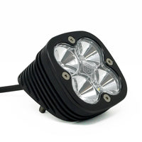 Thumbnail for Baja Designs Squadron Pro Series Black Flush Mount Work/Scene Pattern LED Light Pod - Clear
