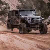 Thumbnail for Westin/Snyper 07-17 Jeep Wrangler Tube Fenders - Front - Textured Black