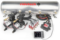 Thumbnail for Ridetech RidePro E5 Air Ride Suspension Control System 5 Gallon Dual Compressor 1/4in Valves