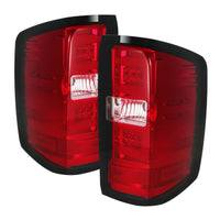 Thumbnail for Spyder Chevy 1500 14-16 Light Bar LED Tail Lights Red Clear ALT-YD-CS14-LBLED-RC