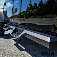 Thumbnail for Westin 2020 Jeep Gladiator HDX Drop Nerf Step Bars - Textured Black