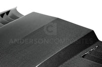 Thumbnail for Anderson Composites 10-13 Chevy Camaro TT-Style Carbon Fiber Hood