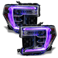 Thumbnail for Oracle 19-21 GMC Sierra 1500 RGB+W Headlight DRL Upgrade Kit - ColorSHIFT w/o Cntrl SEE WARRANTY