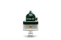 Thumbnail for Fuelab 575 Carb Adjustable Mini FPR Blocking 10-25 PSI (1) -6AN In (2) -6AN Out - Green