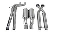 Thumbnail for Corsa 2006-2010 Jeep Grand Cherokee 6.1L V8 Polished Sport Cat-Back Exhaust