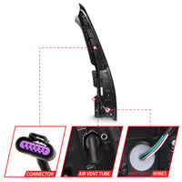 Thumbnail for ANZO 2007-2014 Cadillac Escalade Led Taillights Red/Clear