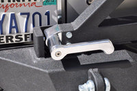 Thumbnail for DV8 Offroad 07-18 Jeep Wrangler JK Rear Aluminum Bumper w/ Tire Carrier - Black