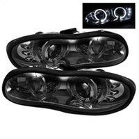 Thumbnail for Spyder Chevy Camaro 98-02 Projector Headlights LED Halo LED Smke - Low H1 PRO-YD-CCAM98-HL-SM