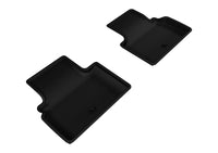 Thumbnail for 3D MAXpider 2014-2020 Infiniti Q50/Q60 Kagu 2nd Row Floormats - Black