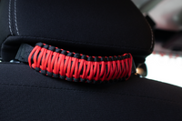 Thumbnail for Fishbone Offroad Head Rest Paracord Grab Handles Red