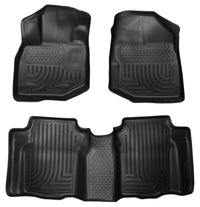 Thumbnail for Husky Liners 09-12 Honda Fit WeatherBeater Combo Black Floor Liners