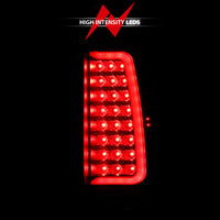 Thumbnail for ANZO 2007-2014 Chevy Tahoe LED Taillight Plank Style Black w/Clear Lens