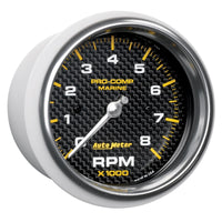 Thumbnail for Autometer Marine Carbon Fiber 3-3/8in 8k RPM Tachometer