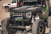 Thumbnail for DV8 Offroad 07-18 Jeep Wrangler JK Metal Heat Dispersion Hood - Primer Black