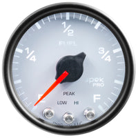 Thumbnail for Autometer Spek-Pro Gauge Fuel Level 2 1/16in 0-270 Programmable Wht/Blk