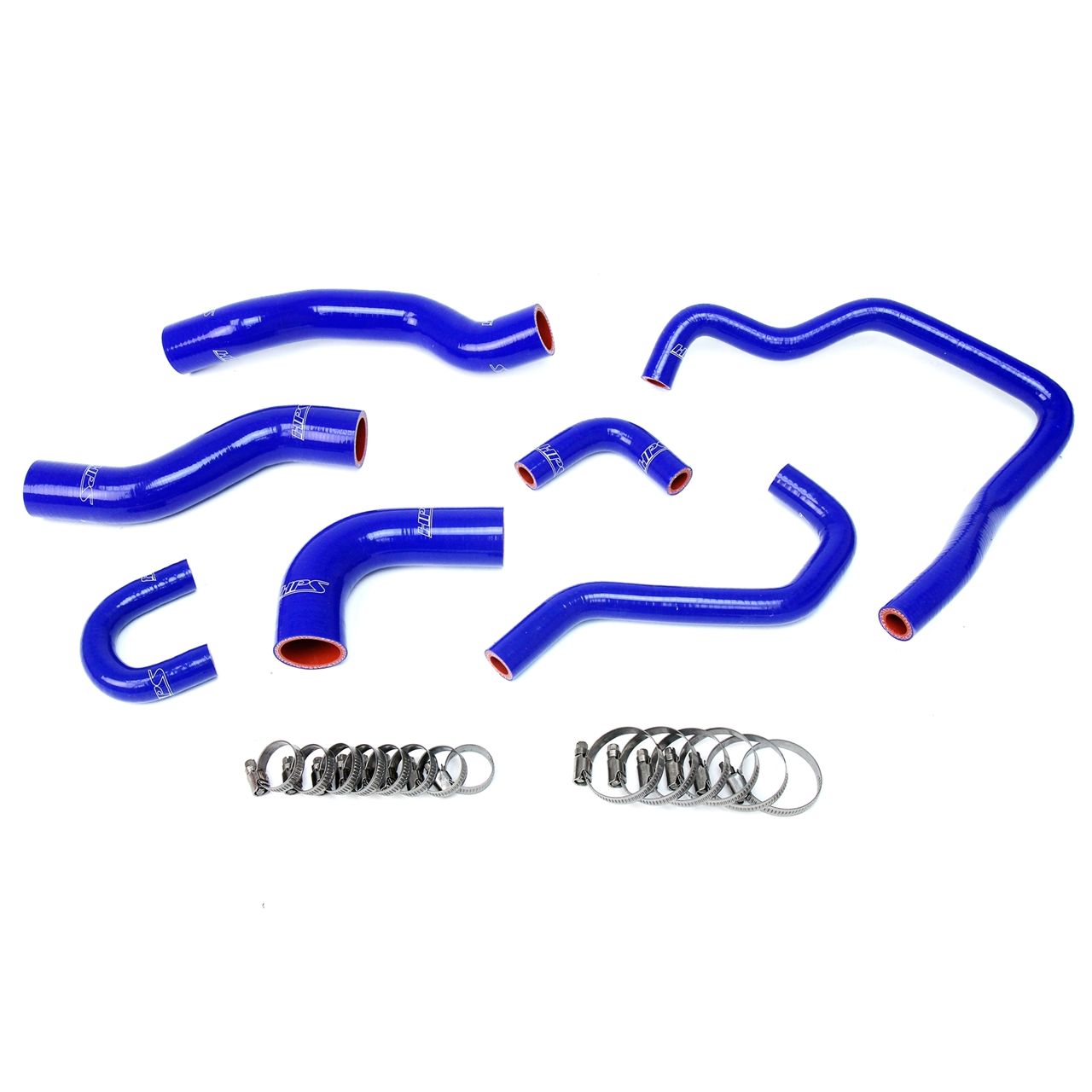 HPS Reinforced Blue Silicone Radiator + Heater Hose Kit Coolant for Toyota 89-95 4Runner 22RE Non Turbo EFI LHD