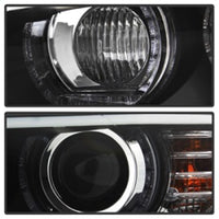 Thumbnail for Spyder 08-10 BMW F92 3 Series Projector Headlights - LED DRL - Black (PRO-YD-BMWE9208-DRL-BK)