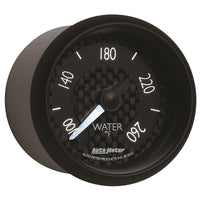 Thumbnail for Autometer GT Series 52mm Full Sweep Electronic 100-260 Deg F Water Temperature Gauge