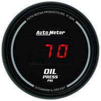 Thumbnail for Autometer Black 0-100 psi Digital Oil Pressure Gauge