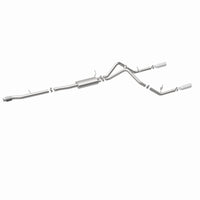 Thumbnail for Magnaflow 14 Chevy Silverado V8 5.3L CC/EC Cab Dual Split Rear Exit Stainless Cat Back Perf Exhaust