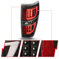 Thumbnail for ANZO 2009-2013 Ford F-150 LED Taillights Black