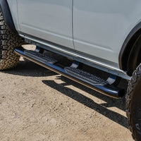 Thumbnail for Westin 21-22 Ford Bronco (4-Door) PRO TRAXX 5 Oval Nerf Step Bars - Textured Black