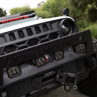 Thumbnail for Go Rhino Xplor Blackout Series Cube LED Sideline Spot Light Kit (Surface Mount) 4x3 - Blk (Pair)