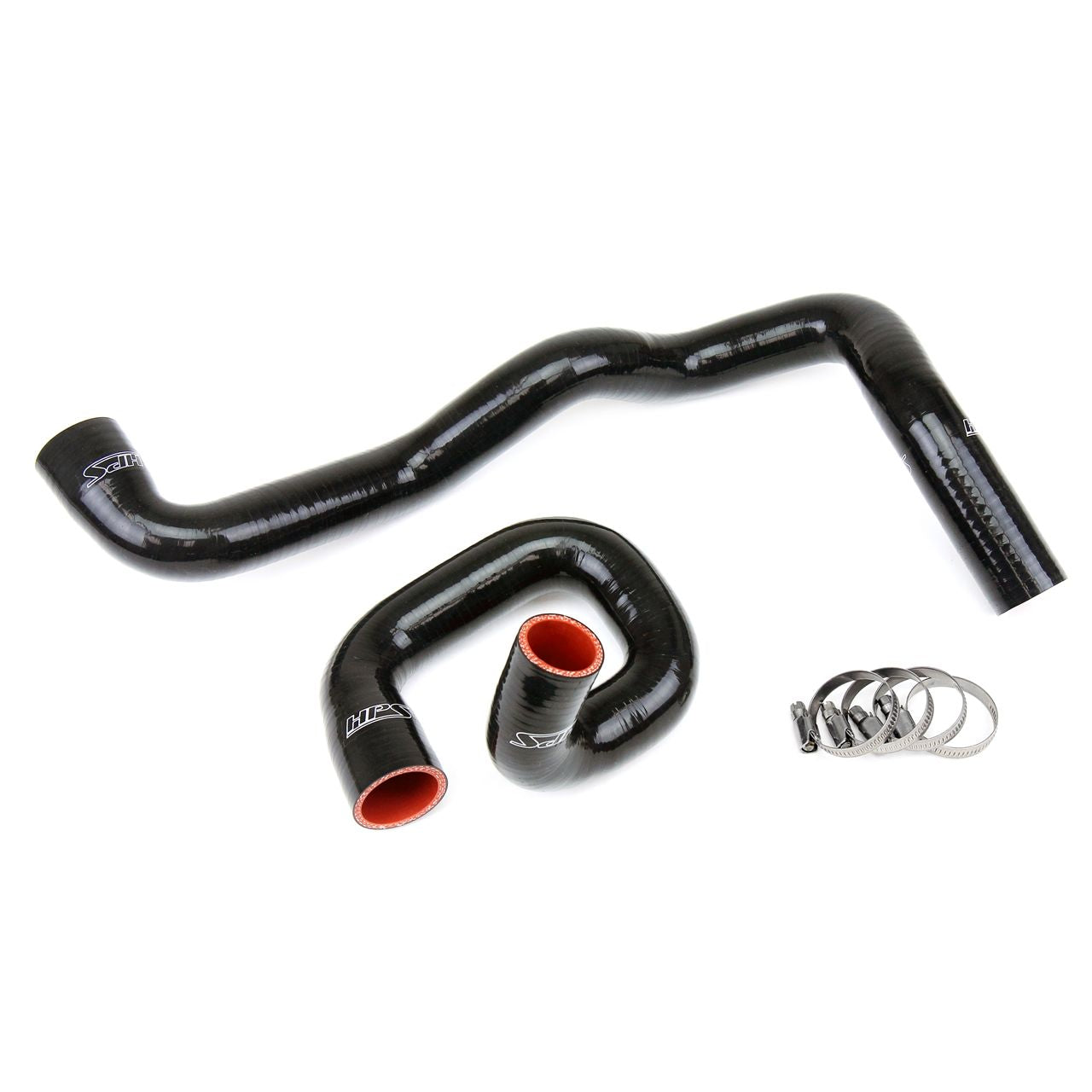 HPS Black Reinforced Silicone Radiator Hose Kit Coolant for Ford 13-17 Focus ST Turbo 2.0L