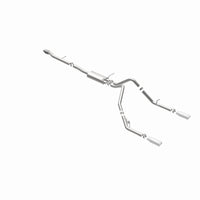 Thumbnail for Magnaflow 14 Chevy Silverado V8 5.3L CC/EC Cab Dual Split Rear Exit Stainless Cat Back Perf Exhaust
