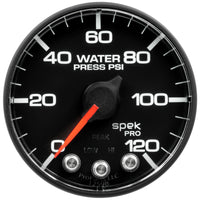 Thumbnail for Autometer Spek-Pro Gauge Water Press 2 1/16in 120psi Stepper Motor W/ Peak & Warn
