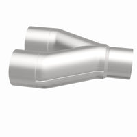 Thumbnail for MagnaFlow Universal Trans Y-Pipe All SS 4inch (Dual) 3.5inch (Single) x 13inch (Overall)
