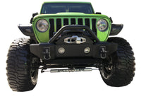 Thumbnail for Rampage 2007-2018 Jeep Wrangler(JK) Recovery Bumper Stubby Front - Black