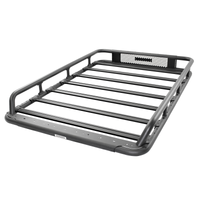 Thumbnail for Go Rhino SRM 600 Basket Style Roof Rack 55in. - Tex. Blk