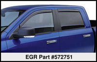 Thumbnail for EGR 09+ Dodge Ram Pickup Crew Cab In-Channel Window Visors - Set of 4 (572751)