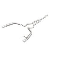 Thumbnail for MagnaFlow Cat-Back 15-16 Ford Mustang 2.3L L4 Competition SS 3in Dual Split Rear 4.5in Black Tips