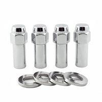 Thumbnail for McGard Hex Lug Nut (X-Long Shank - 1.365in.) 1/2-20 / 13/16 Hex / 2.27in. Length (4-Pack) - Chrome