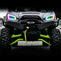 Thumbnail for Oracle 14-19 Polaris Ranger 570/900/1000 Dynamic RGB+W Headlight Halo Kit - - Dynamic SEE WARRANTY