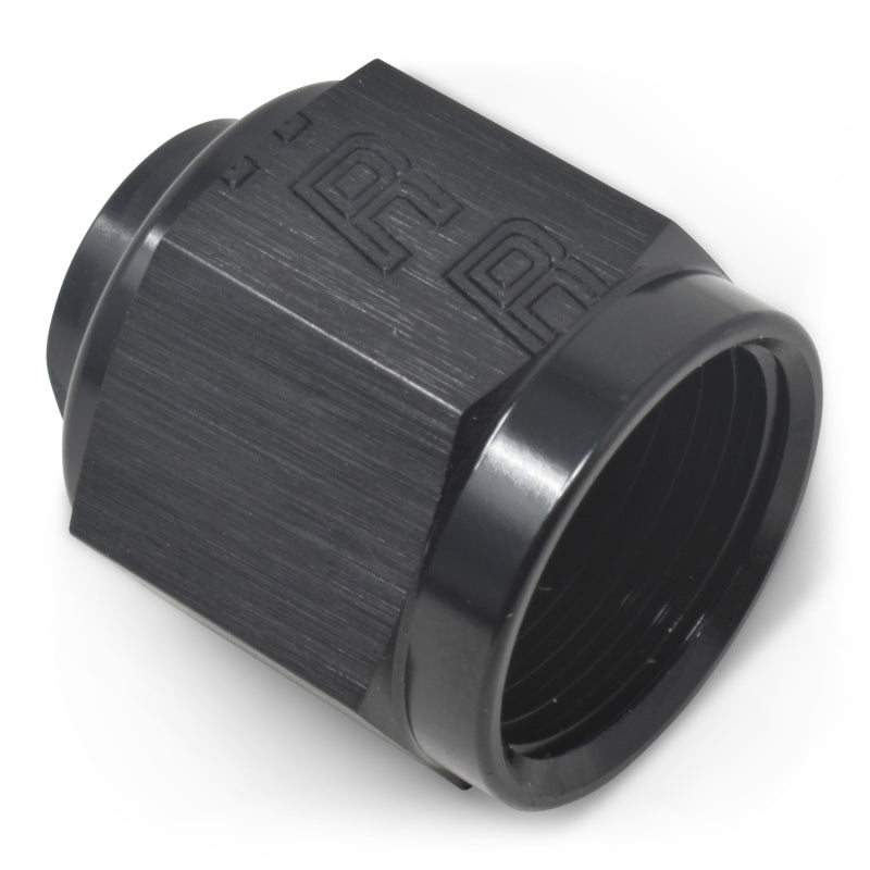 Russell Performance -6 AN Flare Cap (Black)