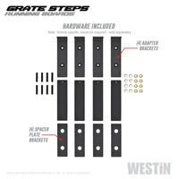 Thumbnail for Westin Grate Steps Running Boards 54 in - Textured Black