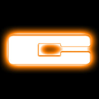 Thumbnail for ORACLE Lighting Universal Illuminated LED Letter Badges - Matte Wht Surface Finish - C SEE WARRANTY