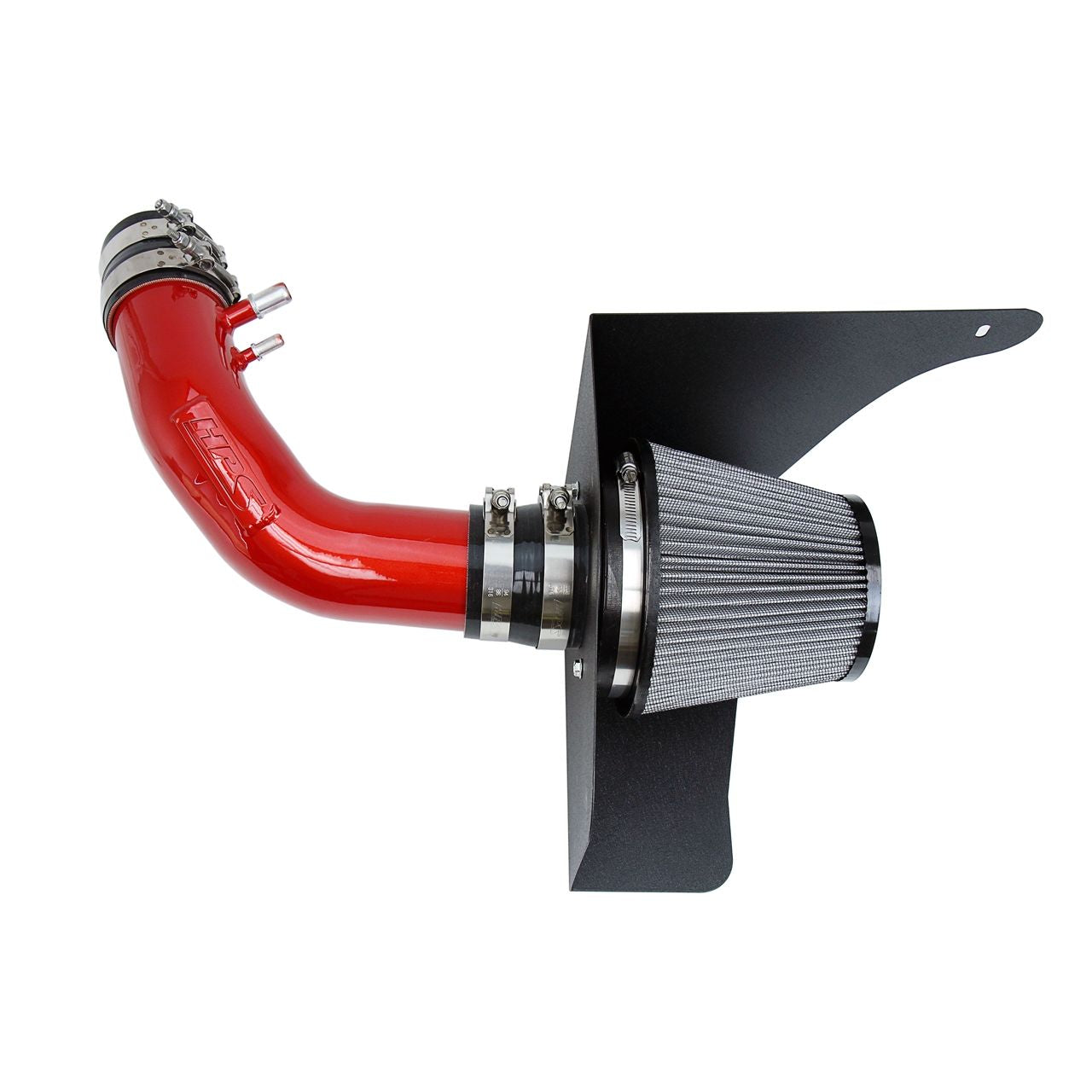 HPS Cold Air Intake Kit 15-17 Ford Mustang 3.7L V6, Includes Heat Shield, Red