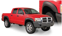 Thumbnail for Bushwacker 97-04 Dodge Dakota Fleetside Extend-A-Fender Style Flares 4pc - Black