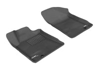 Thumbnail for 3D MAXpider 2009-2014 Nissan Maxima Kagu 1st Row Floormat - Black