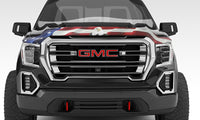 Thumbnail for Stampede 2014-2018 GMC Sierra 1500 Vigilante Premium Hood Protector - Flag