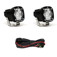 Thumbnail for Baja Designs S1 Wide Cornering LED Light w/ Mounting Bracket Pair