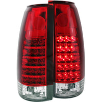 Thumbnail for ANZO 1999-2000 Cadillac Escalade LED Taillights Red/Clear