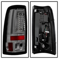 Thumbnail for Spyder Chevy Silverado 1500/2500 99-02 Version 2 LED Tail Lights - Smoke ALT-YD-CS99V2-LED-SM