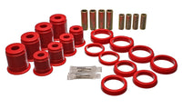 Thumbnail for Energy Suspension 84-01 Jeep Cherokee/Wagoneer/Comanche 4WD Red Front Control Arm Bushings